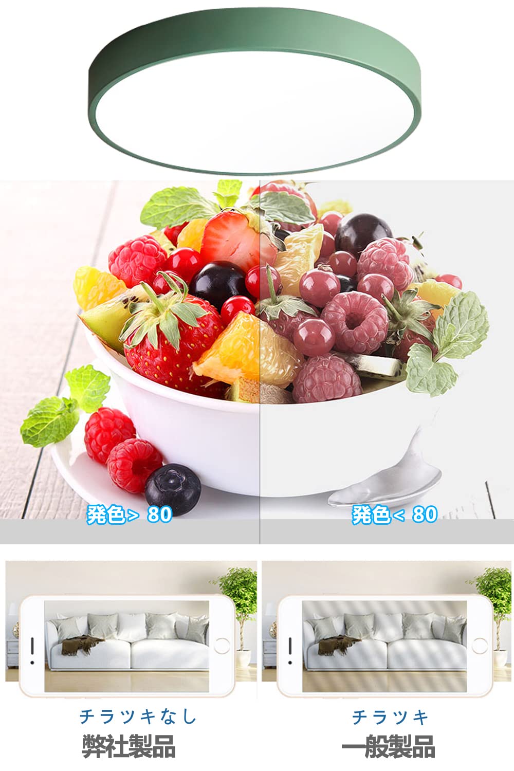 Amazon.co.jp : シーリングライト led 30W 4~6畳用 昼光色(6000k